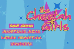 The Cheetah Girls Title Screen